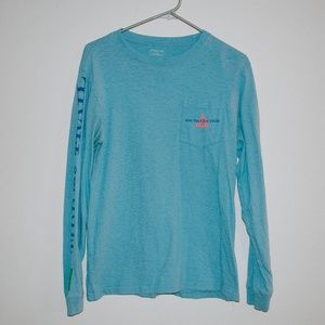 Blue Southern Tide Long Sleeve Tee